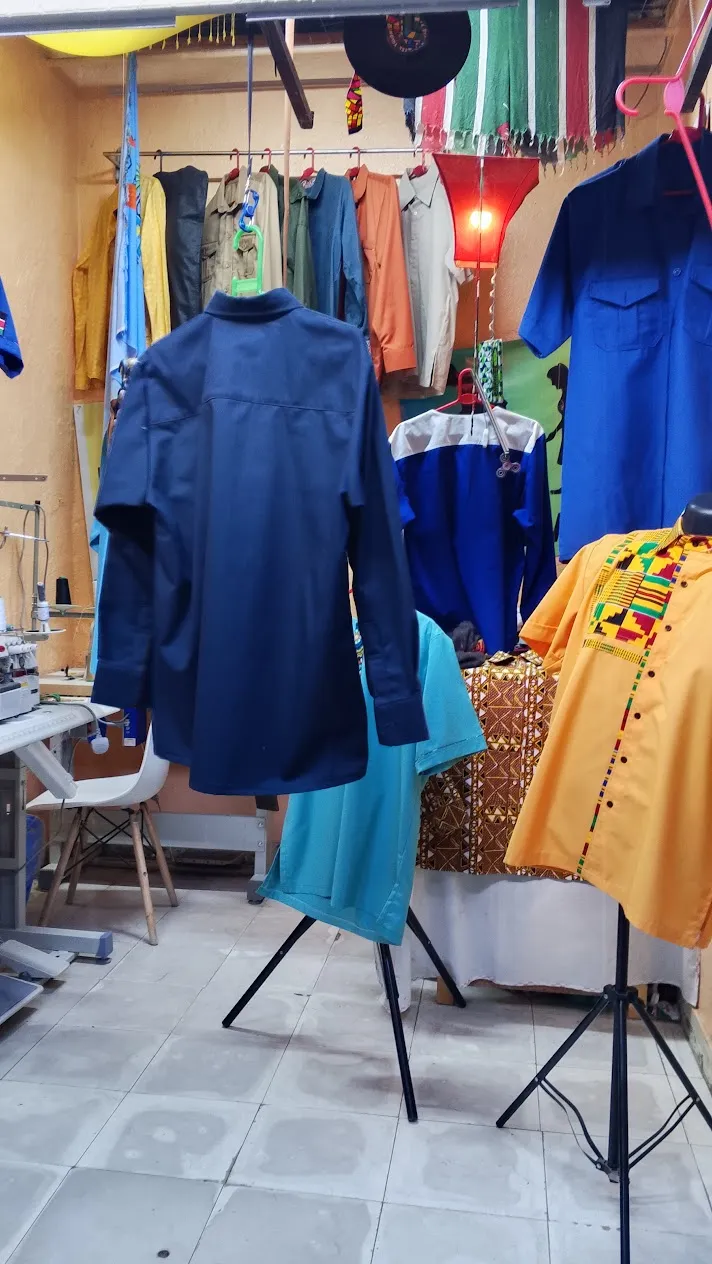 Custom Tailored African Shirts Display